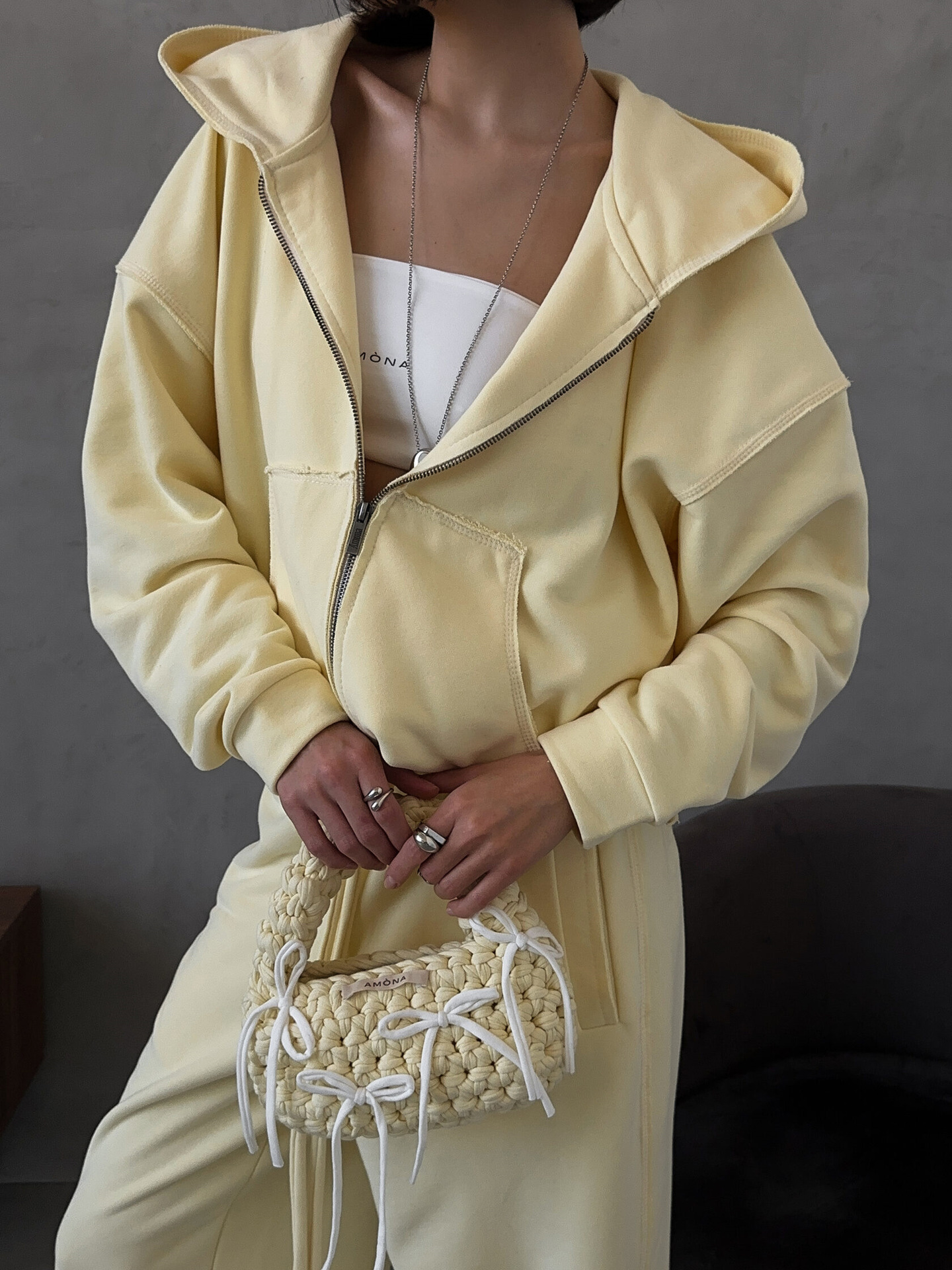 Hooded Sport Cardigan Suit