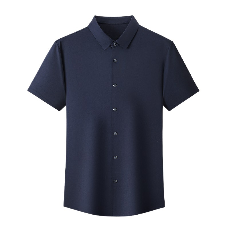 Mens Shirt Fashion Casual Short-sleeved
