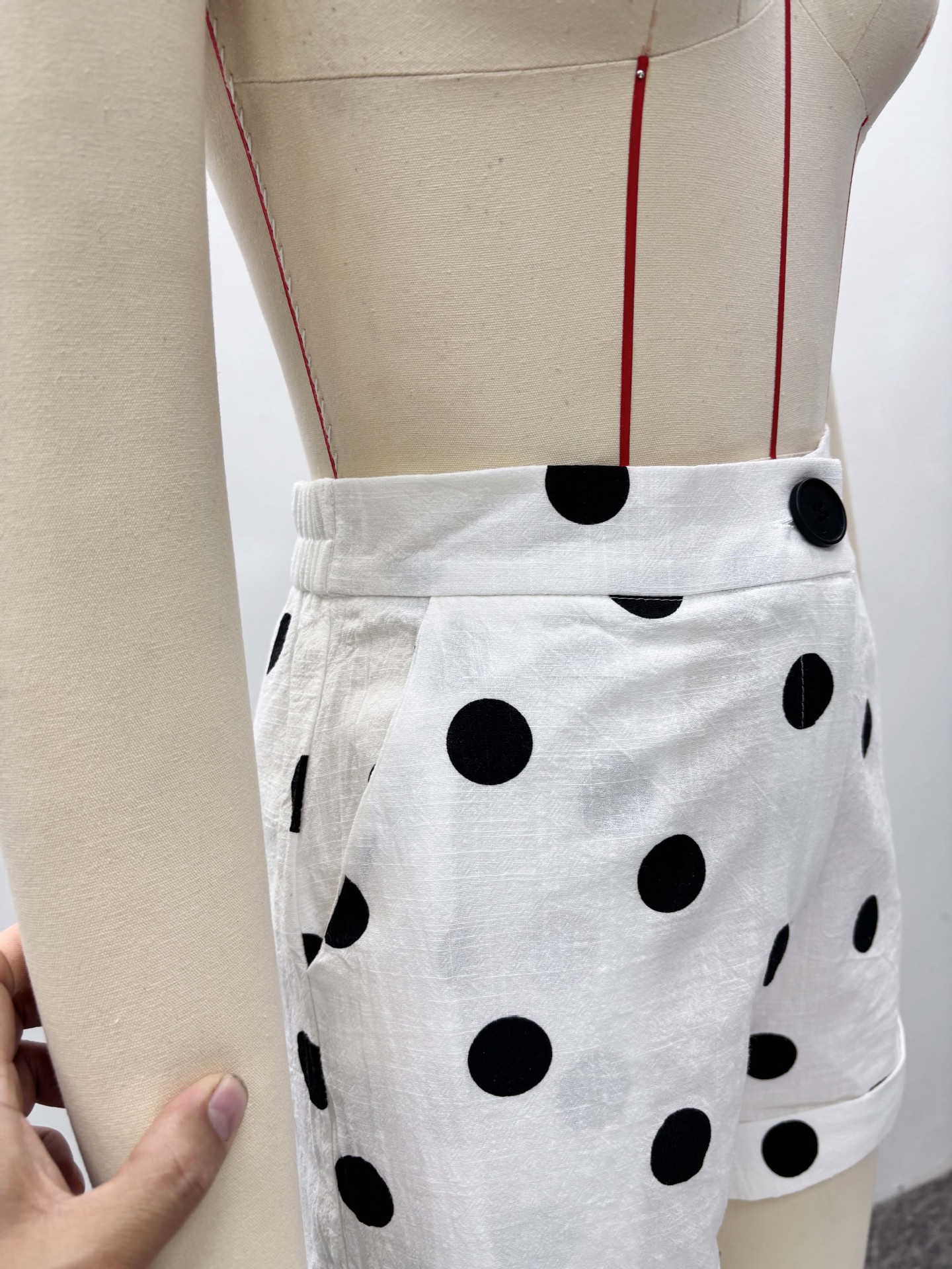 Backless Blouse And Shorts