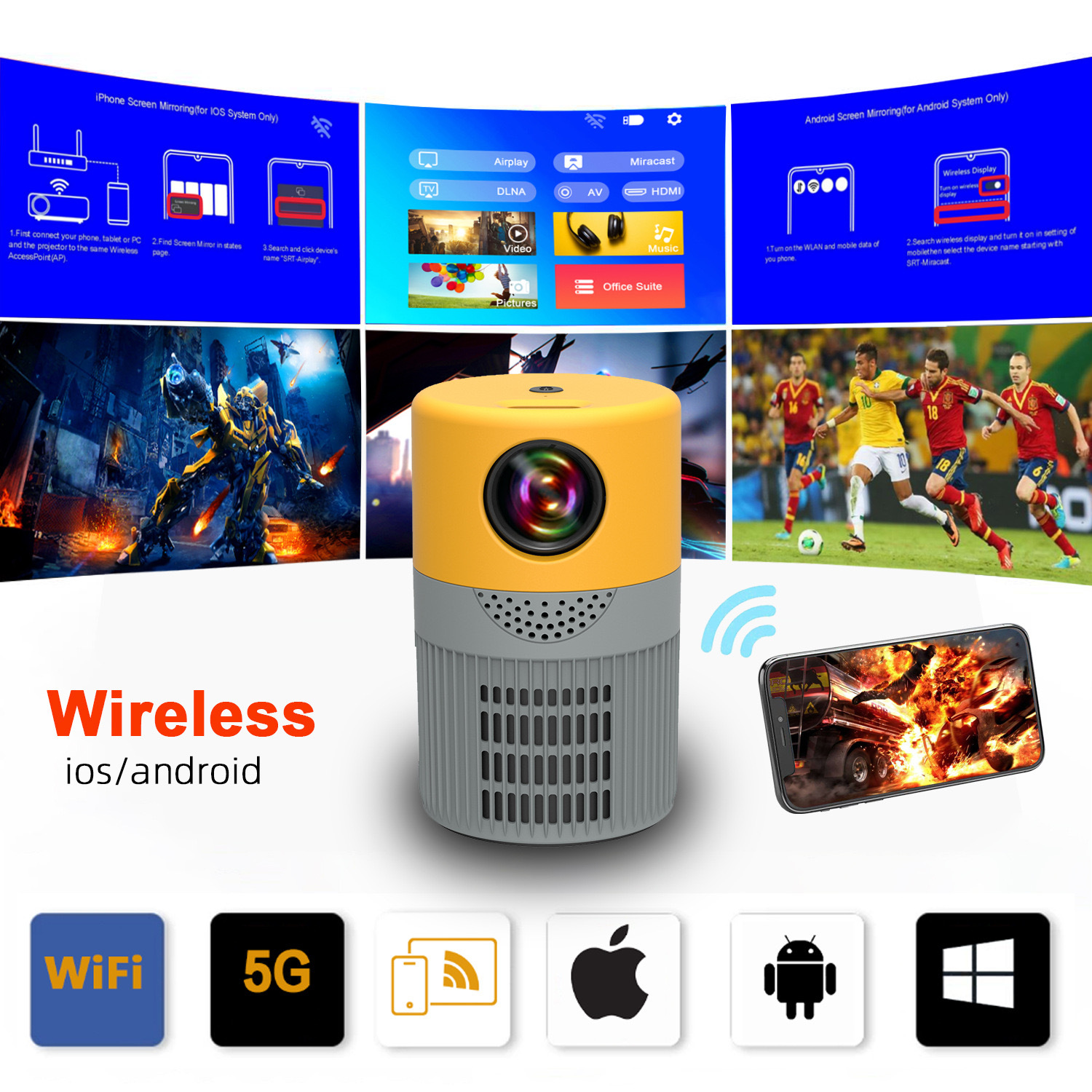 Mini Home Projector