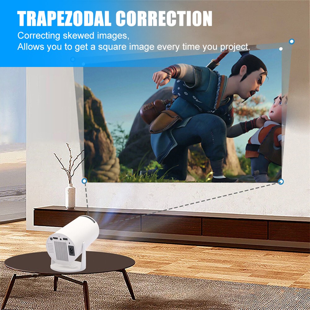 Portable 4K Smart WiFi Mini Projector