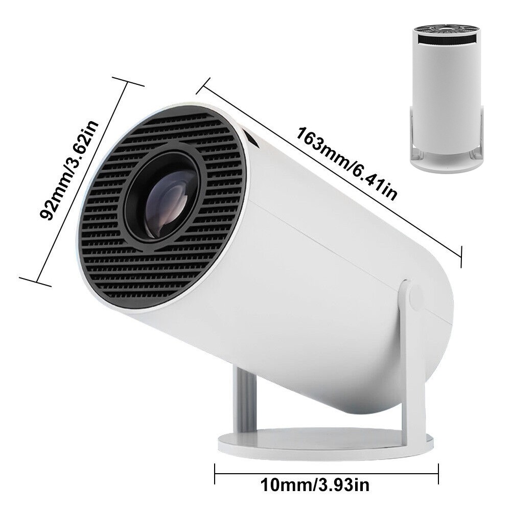 Portable 4K Smart WiFi Mini Projector