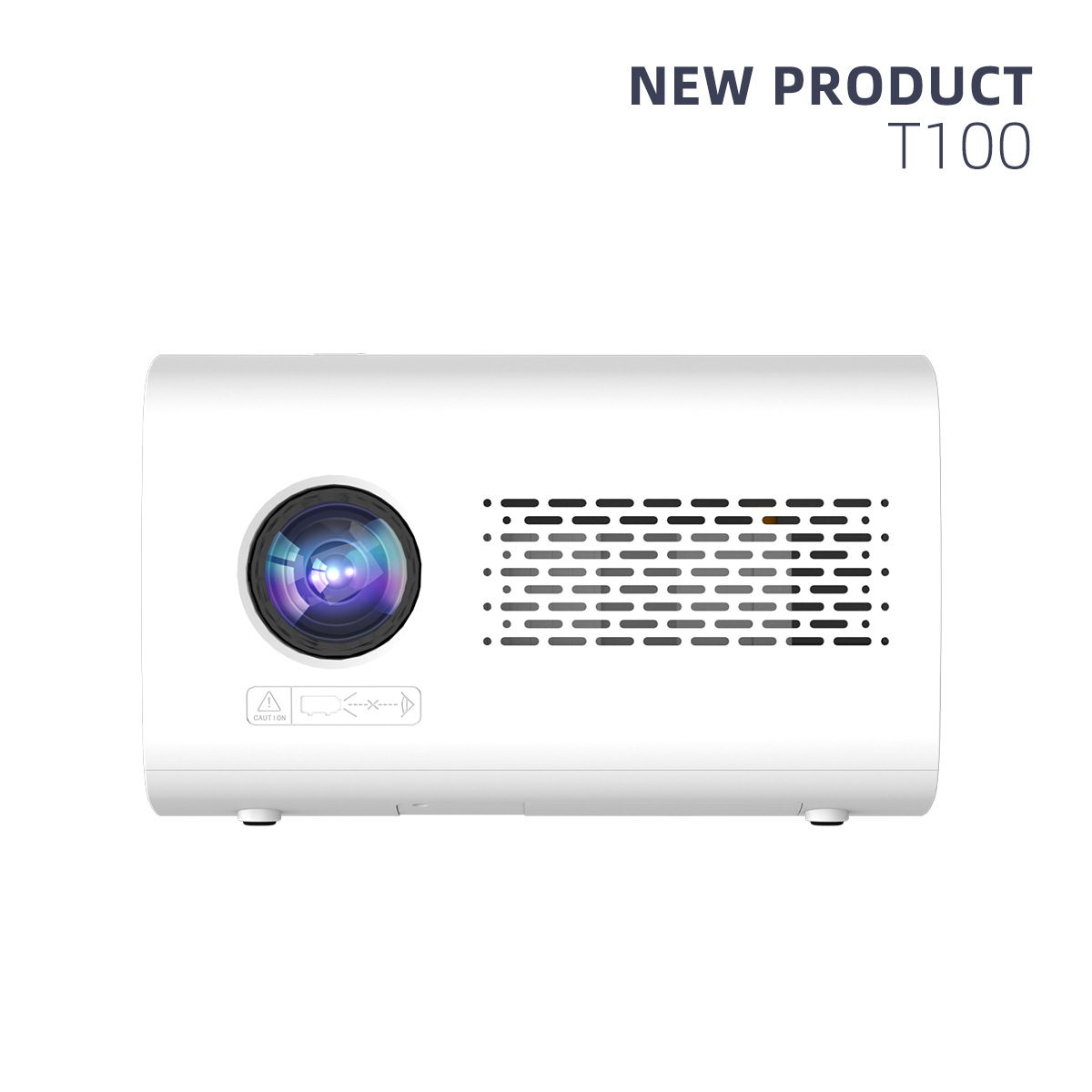 Projector Portable Mini White