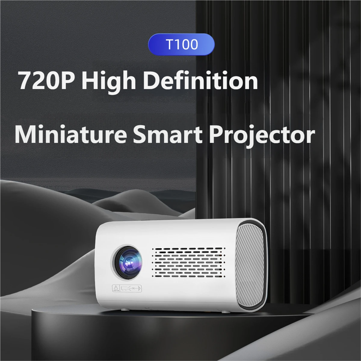 Projector Portable Mini White