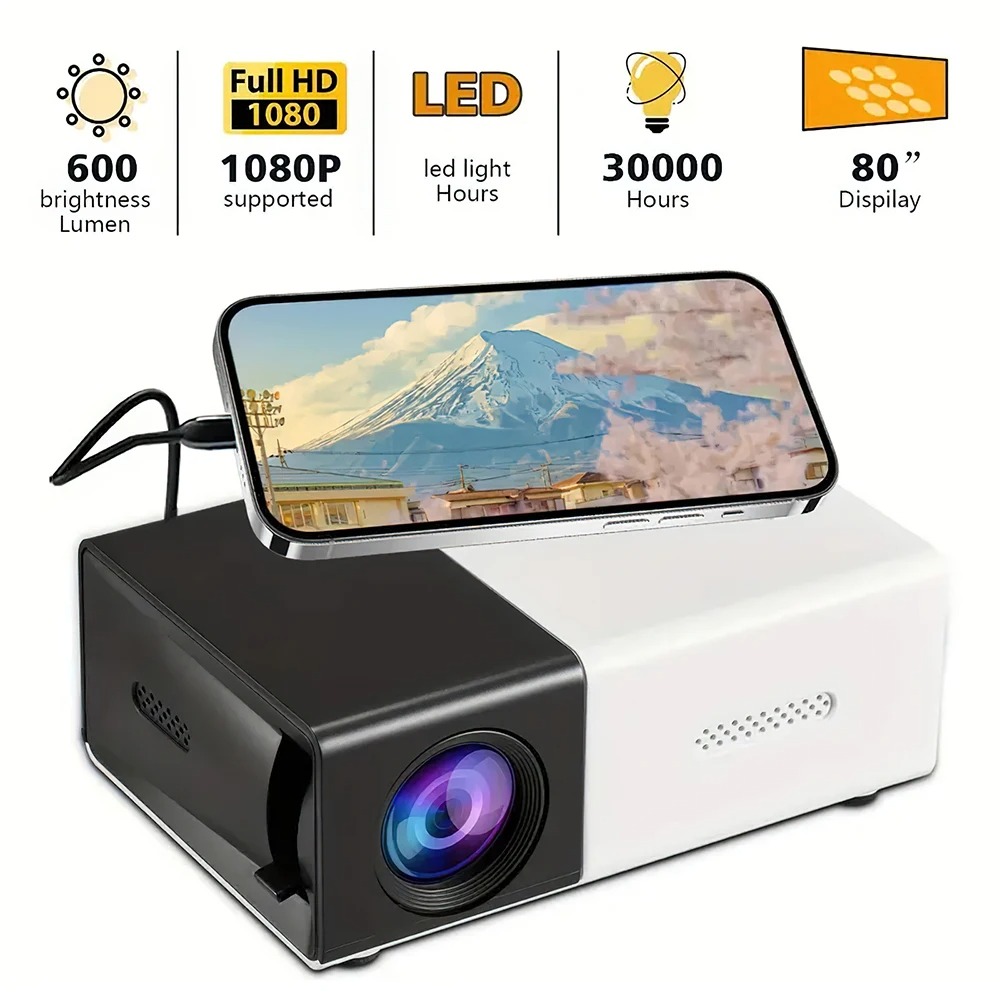 Mobile Phone Projector 1080p HD