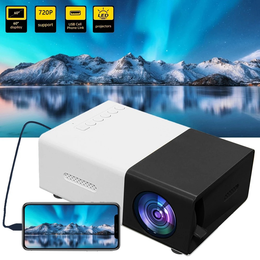 Mobile Phone Projector 1080p HD