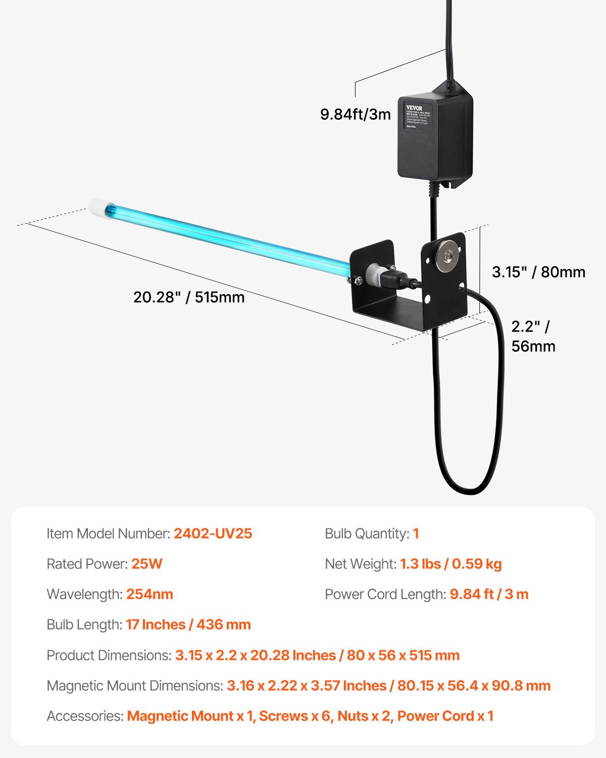 HVAC Air Purifier UV