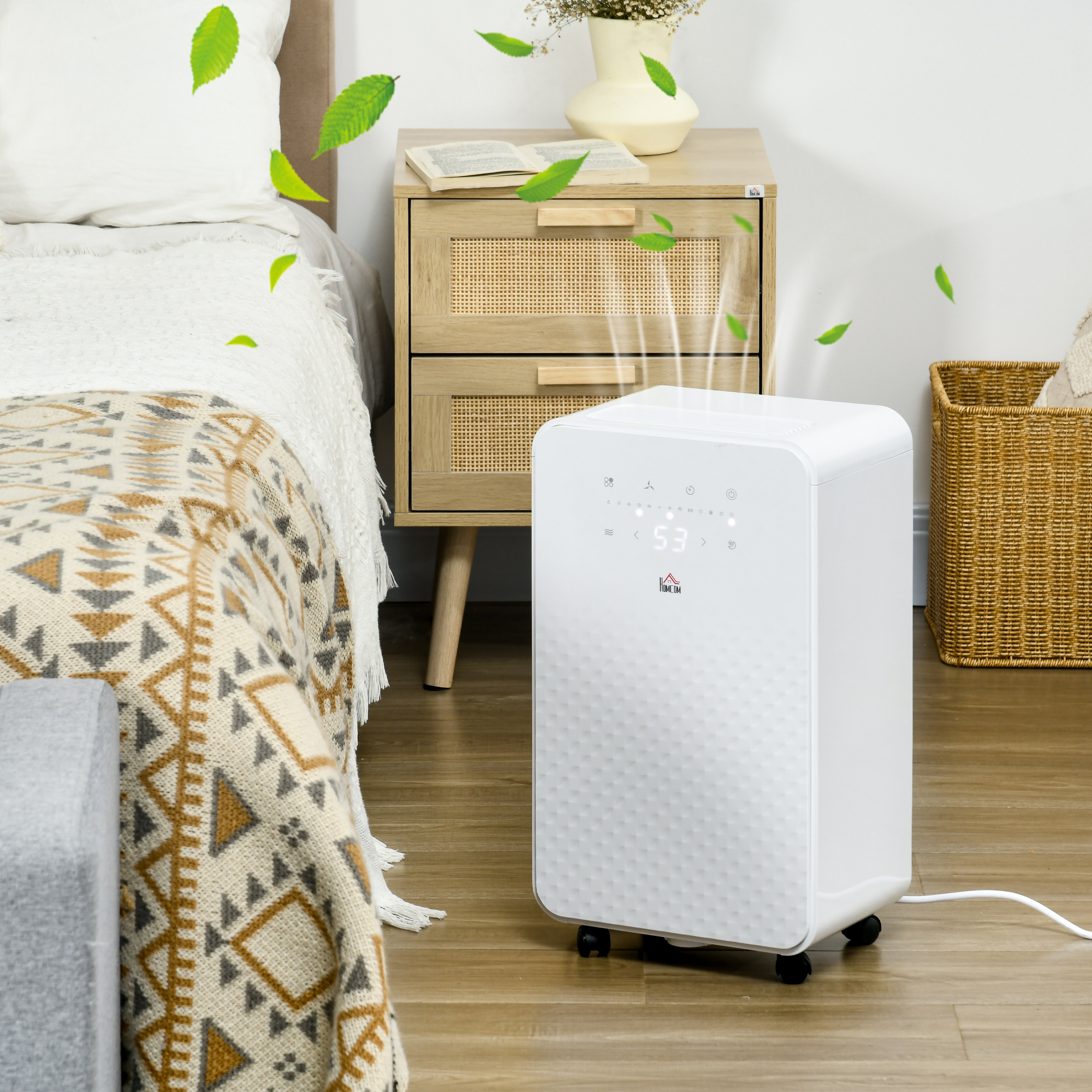 Portable Dehumidifier With Air Purifier