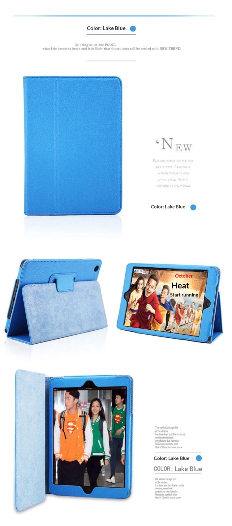 Leather Tablet Case 11-inch Stand
