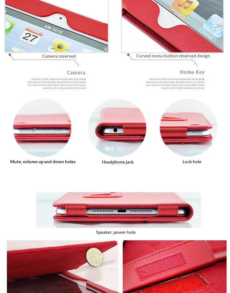 Leather Tablet Case 11-inch Stand