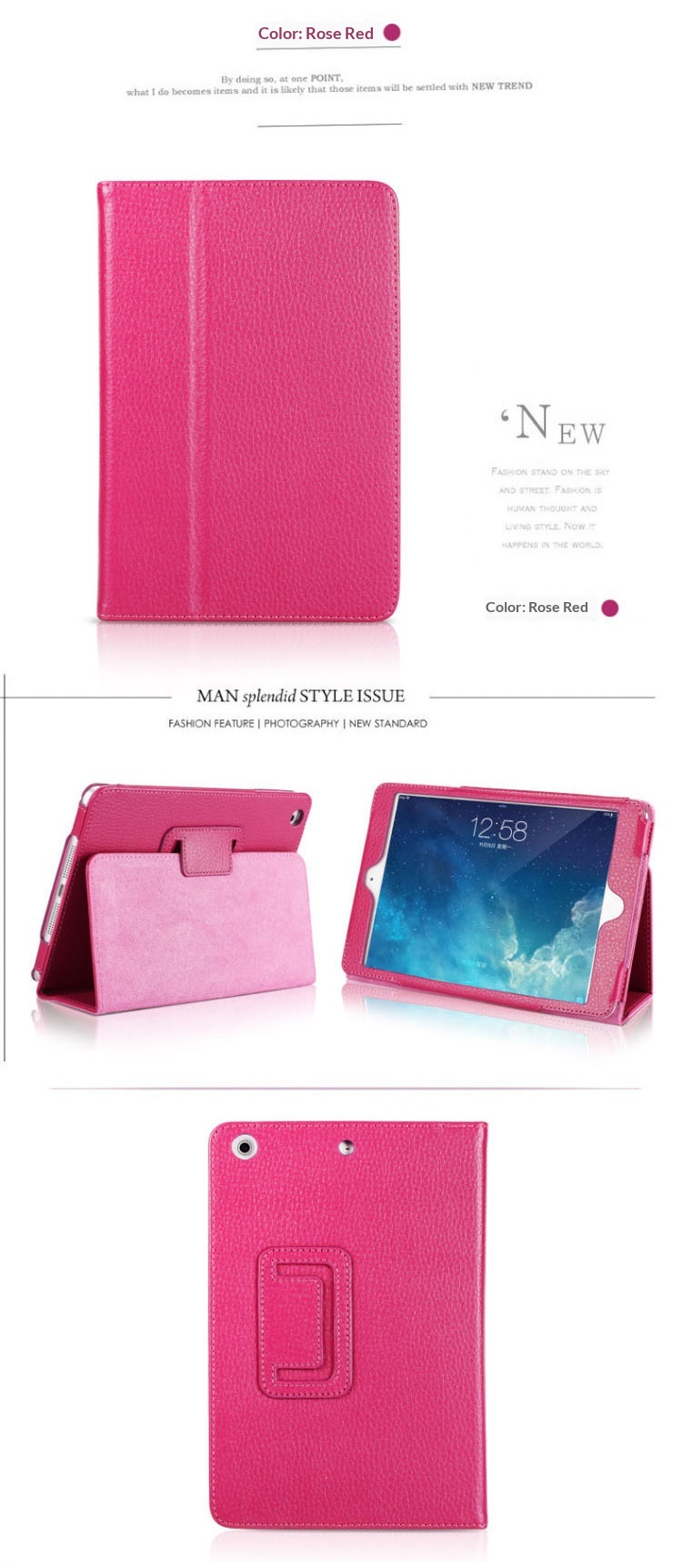 Leather Tablet Case 11-inch Stand