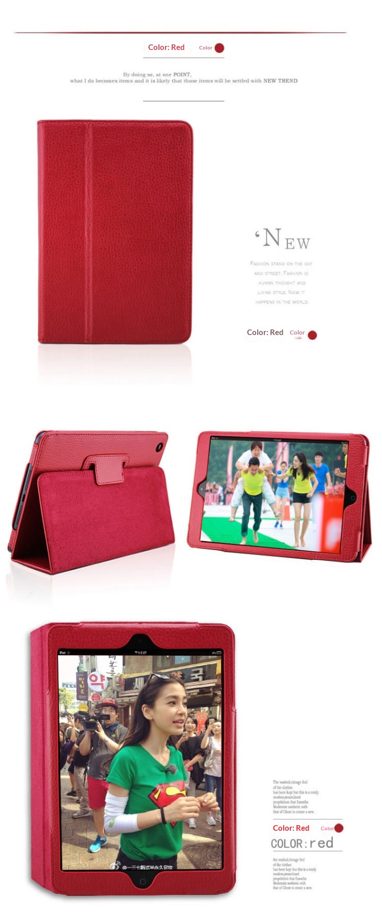 Leather Tablet Case 11-inch Stand