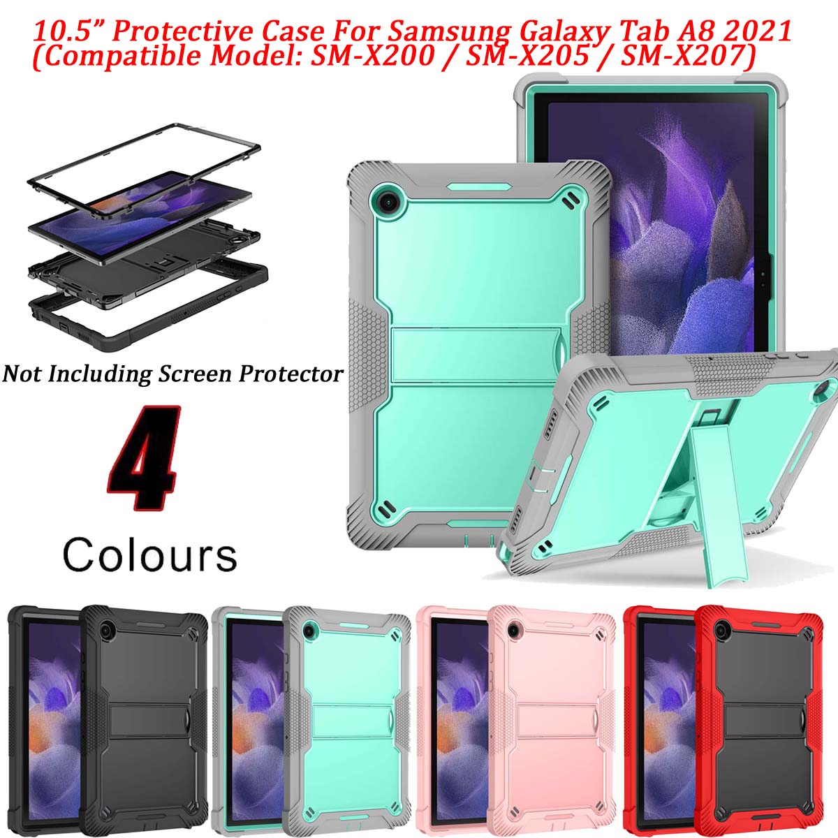 Samsung Galaxy Tab A8 Case Rugged