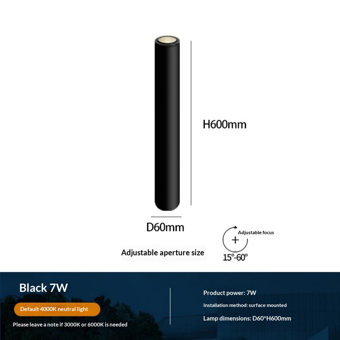 LED Cylindrical Tube Light