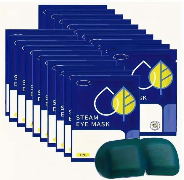 Sleep Eye Mask, 10pcs Lutein Steam