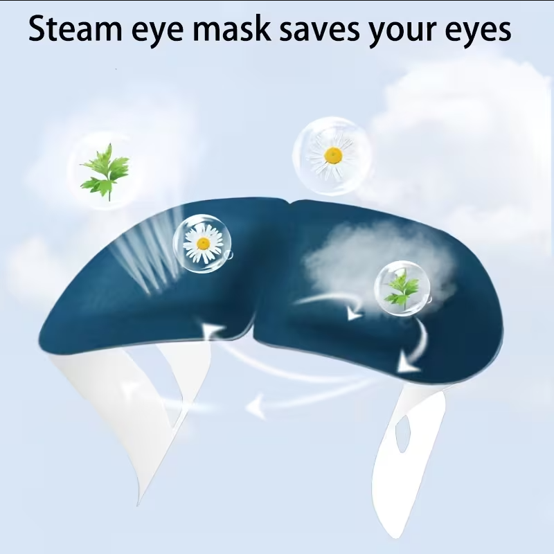 Sleep Eye Mask, 10pcs Lutein Steam