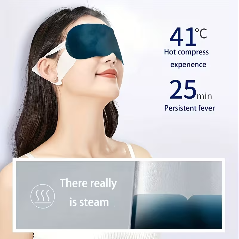 Sleep Eye Mask, 10pcs Lutein Steam