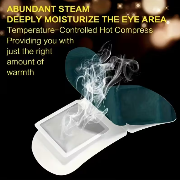 Sleep Eye Mask, 10pcs Lutein Steam