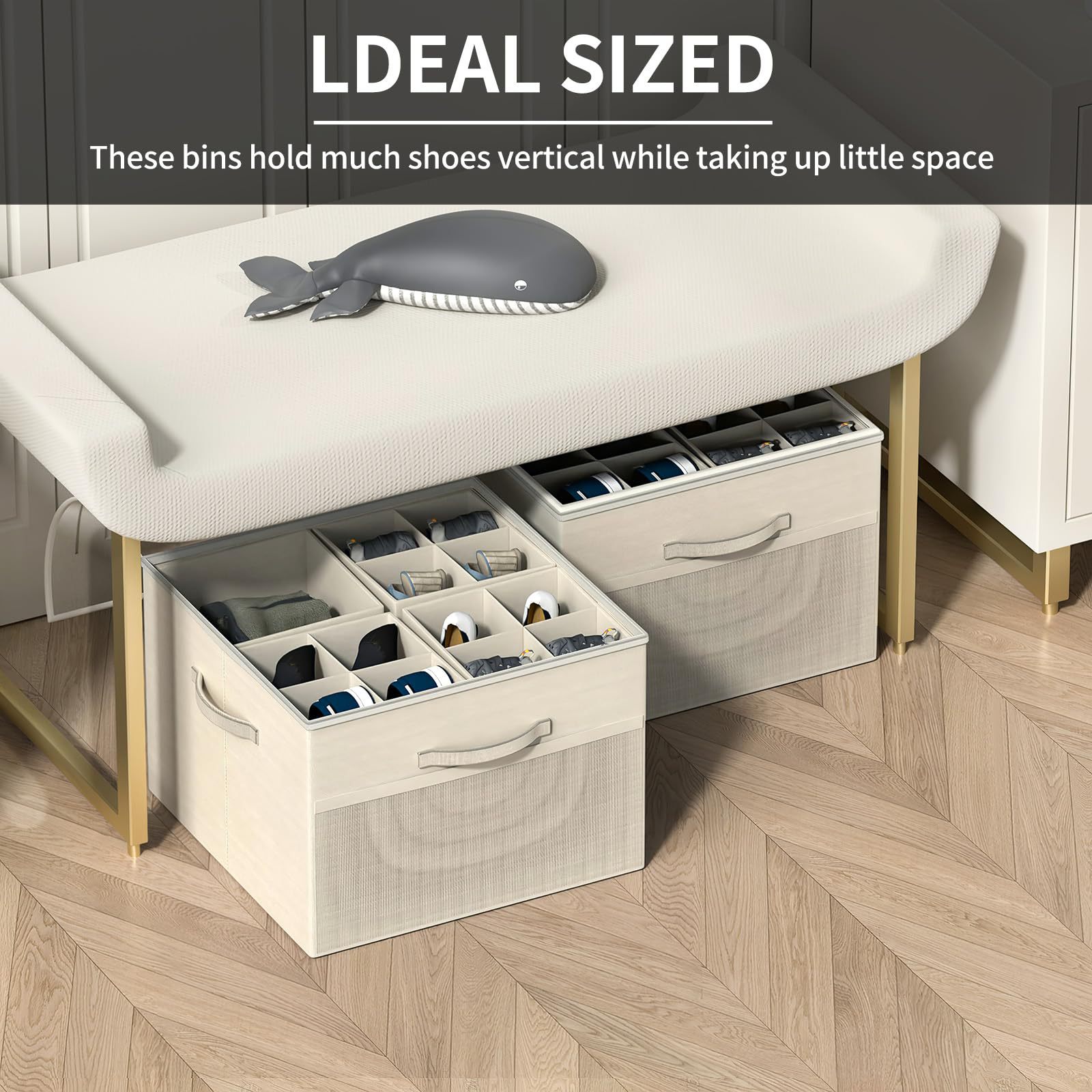 Transparent Foldable Shoe Box Multi-functional Storage