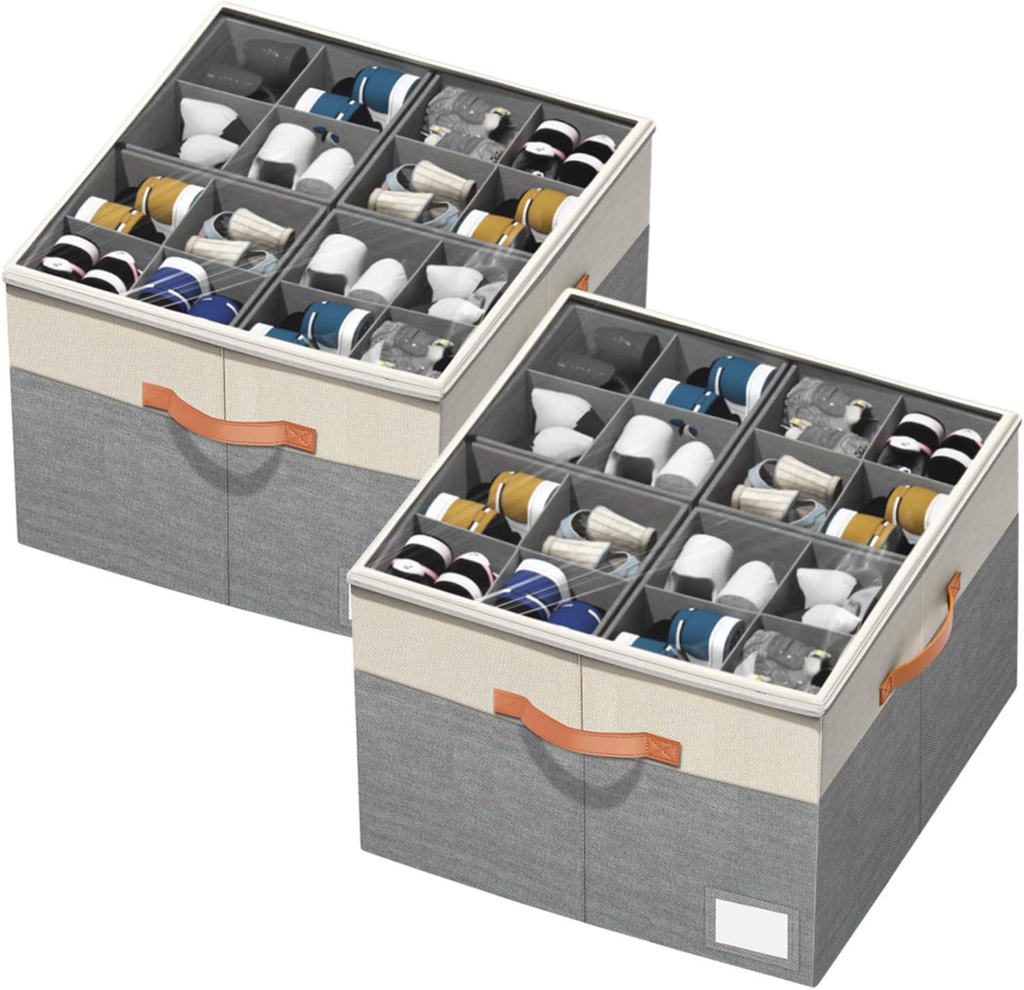 Transparent Foldable Shoe Box Multi-functional Storage