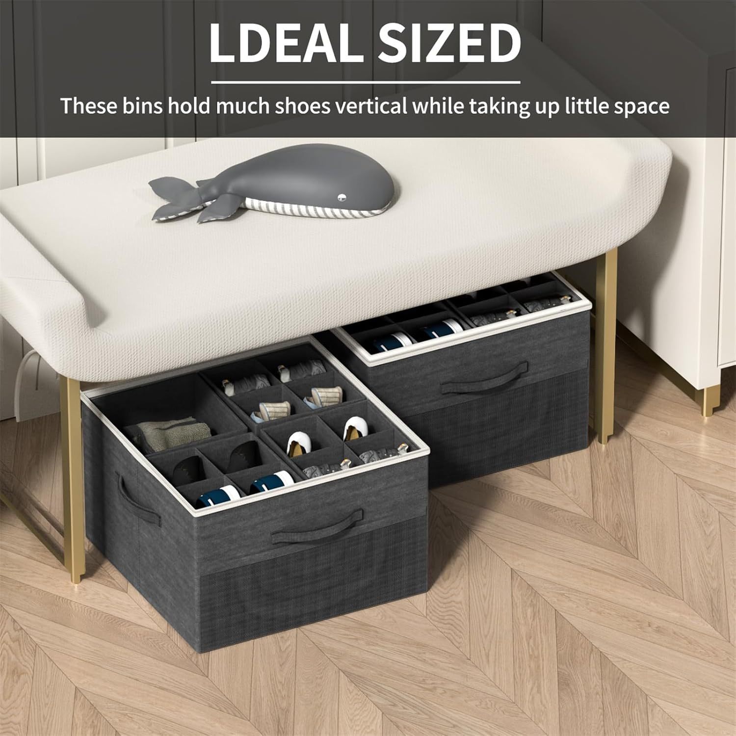 Transparent Foldable Shoe Box Multi-functional Storage