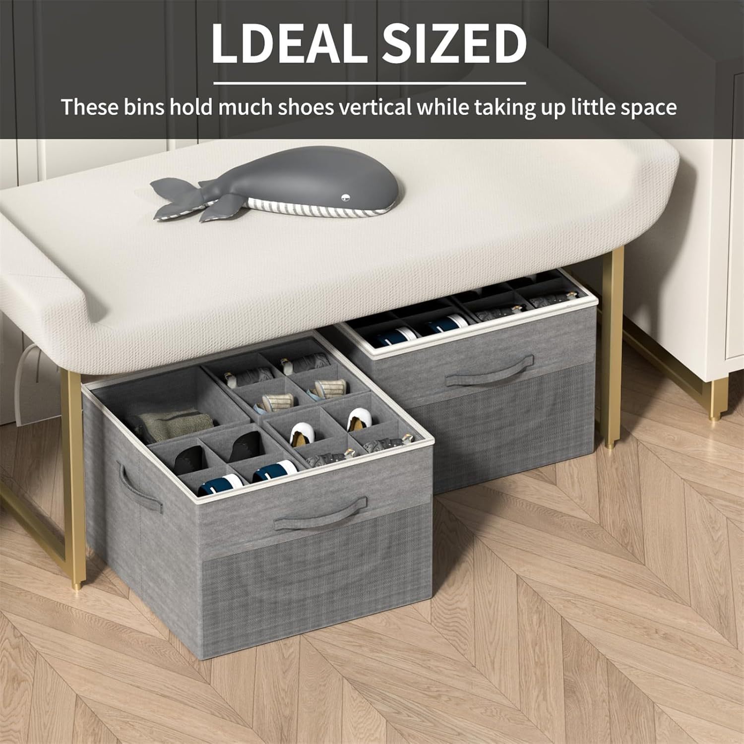 Transparent Foldable Shoe Box Multi-functional Storage