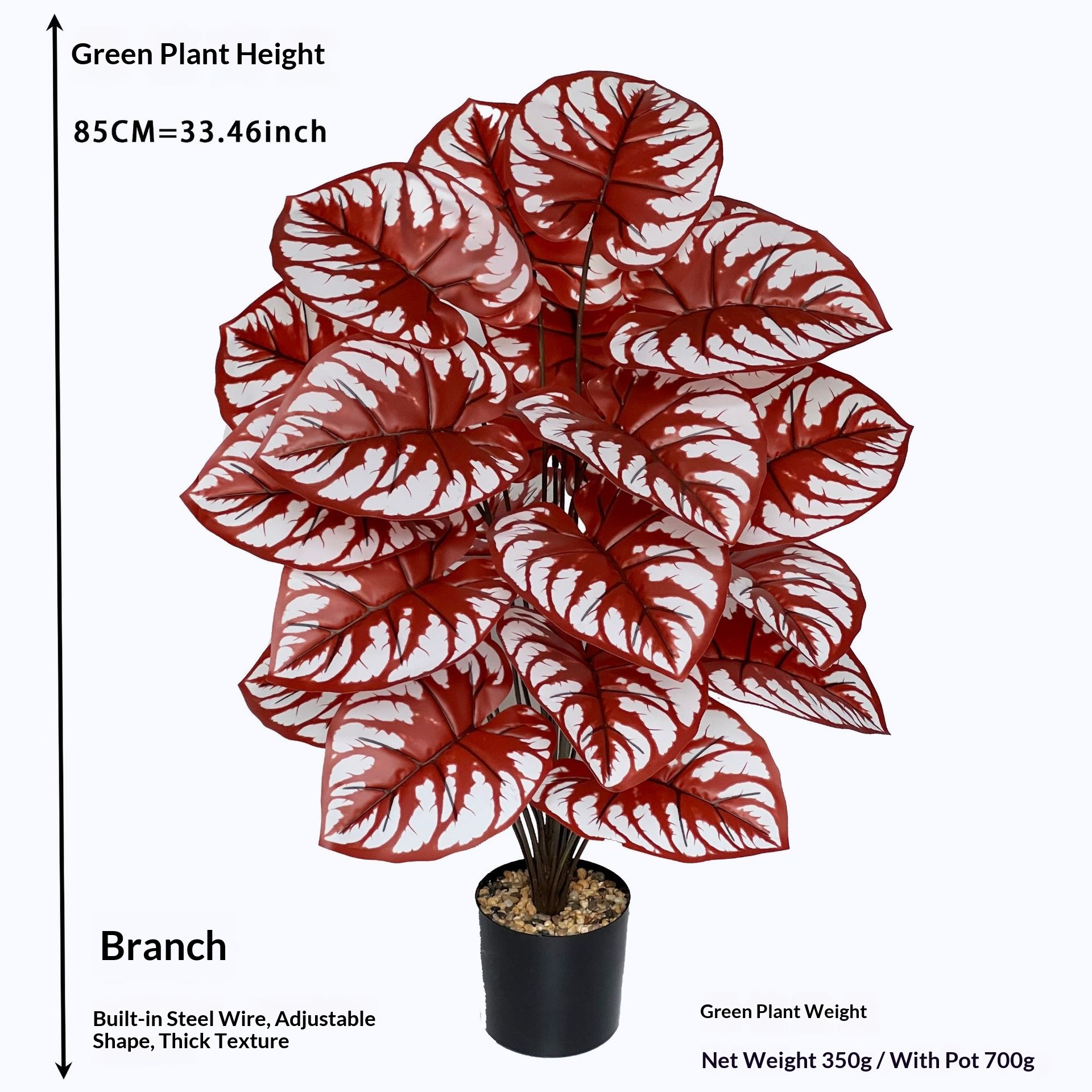 Artificial Violet Plant Halloween Decoration
