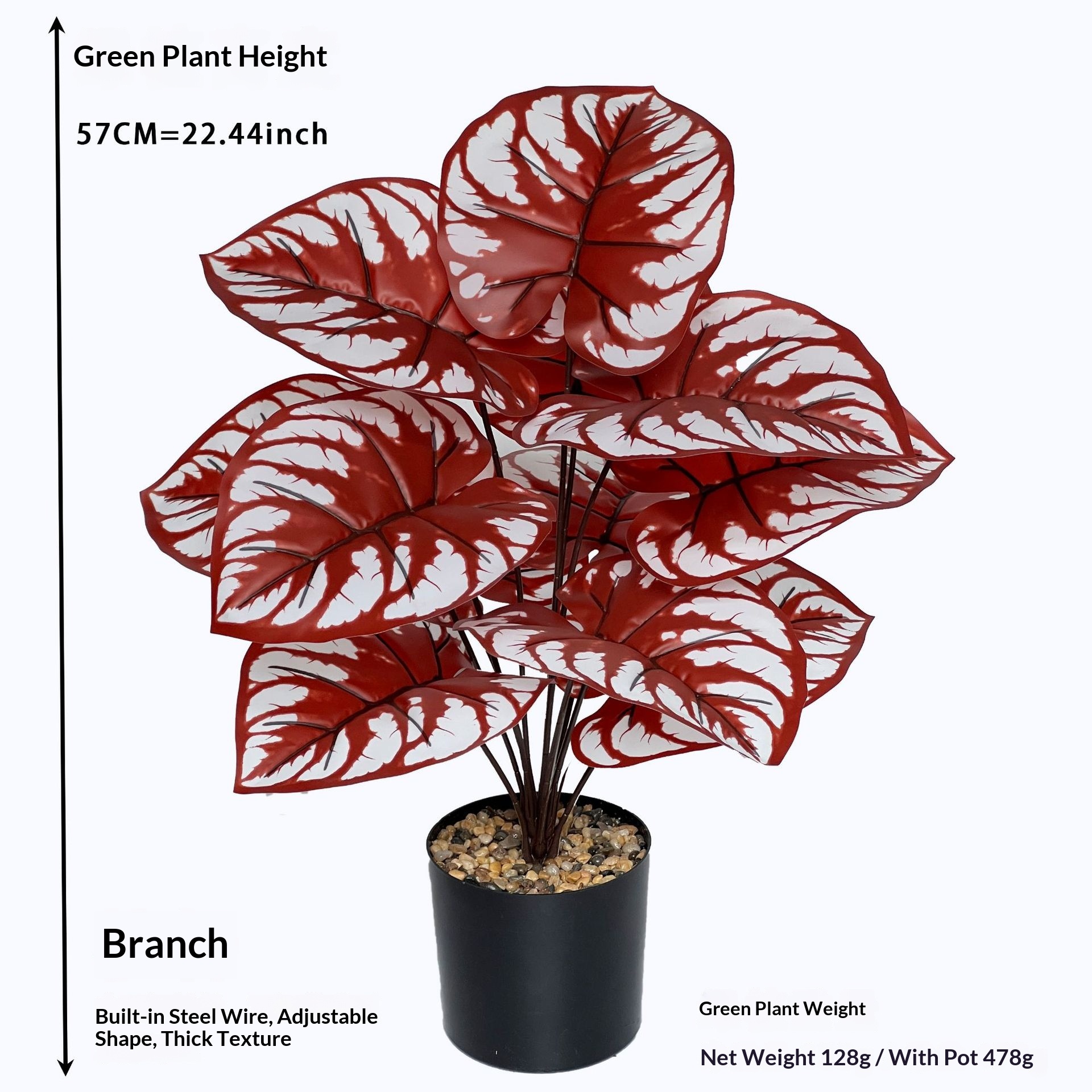 Artificial Violet Plant Halloween Decoration
