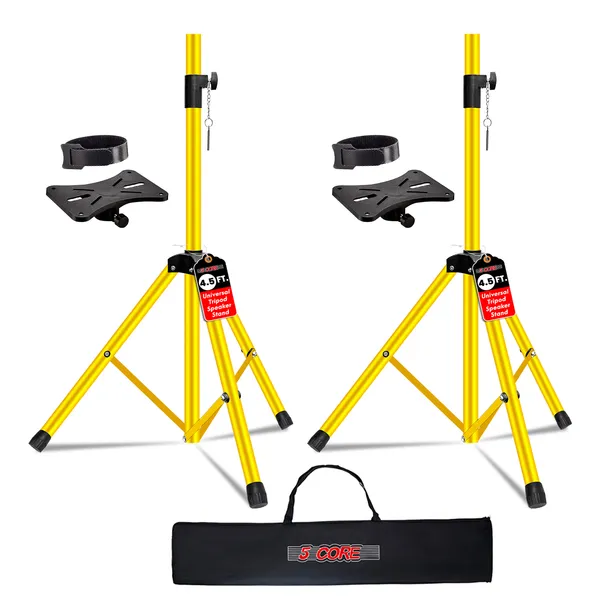 Adjustable Speaker Stand Pair