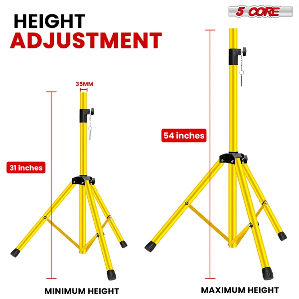 Adjustable Speaker Stand Pair