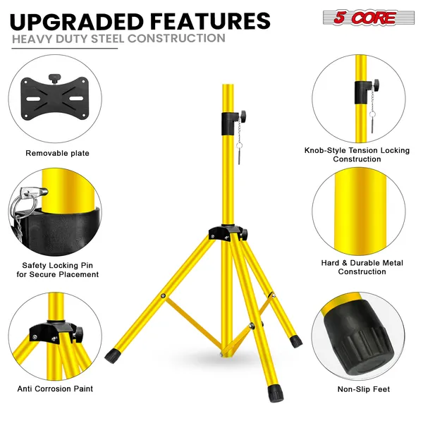 Adjustable Speaker Stand Pair