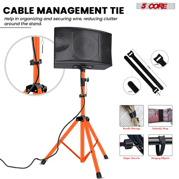 Speaker Stand Pair Height Adjustable 35mm
