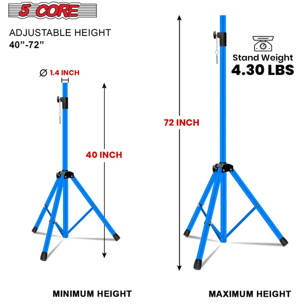 5 Core Speaker Stand Tripod