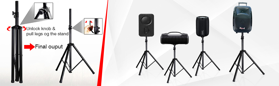 5 Core Speaker Stand Tripod