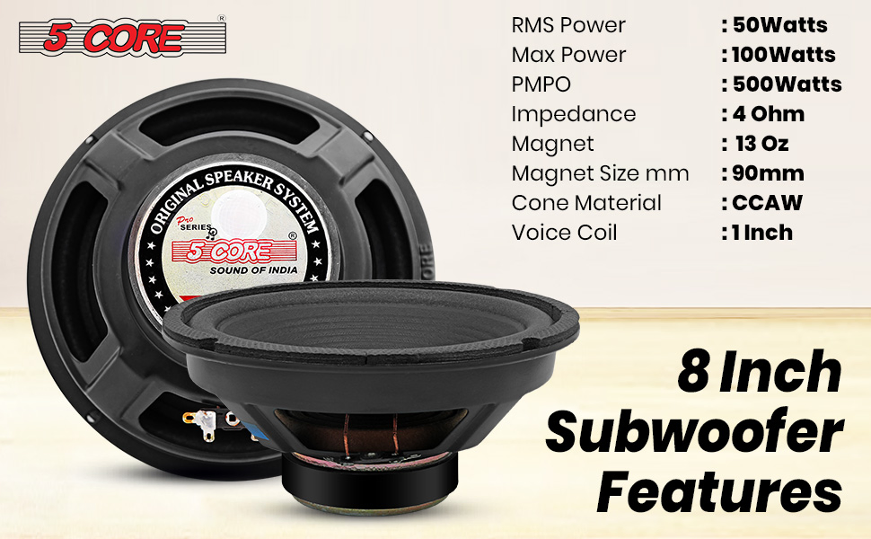8 Inch Subwoofer Speaker