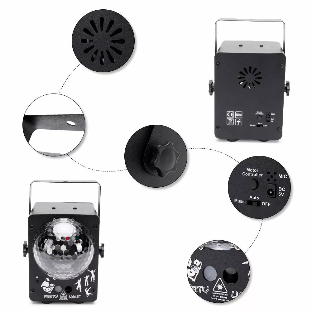 LED Laser Projector Stage Light