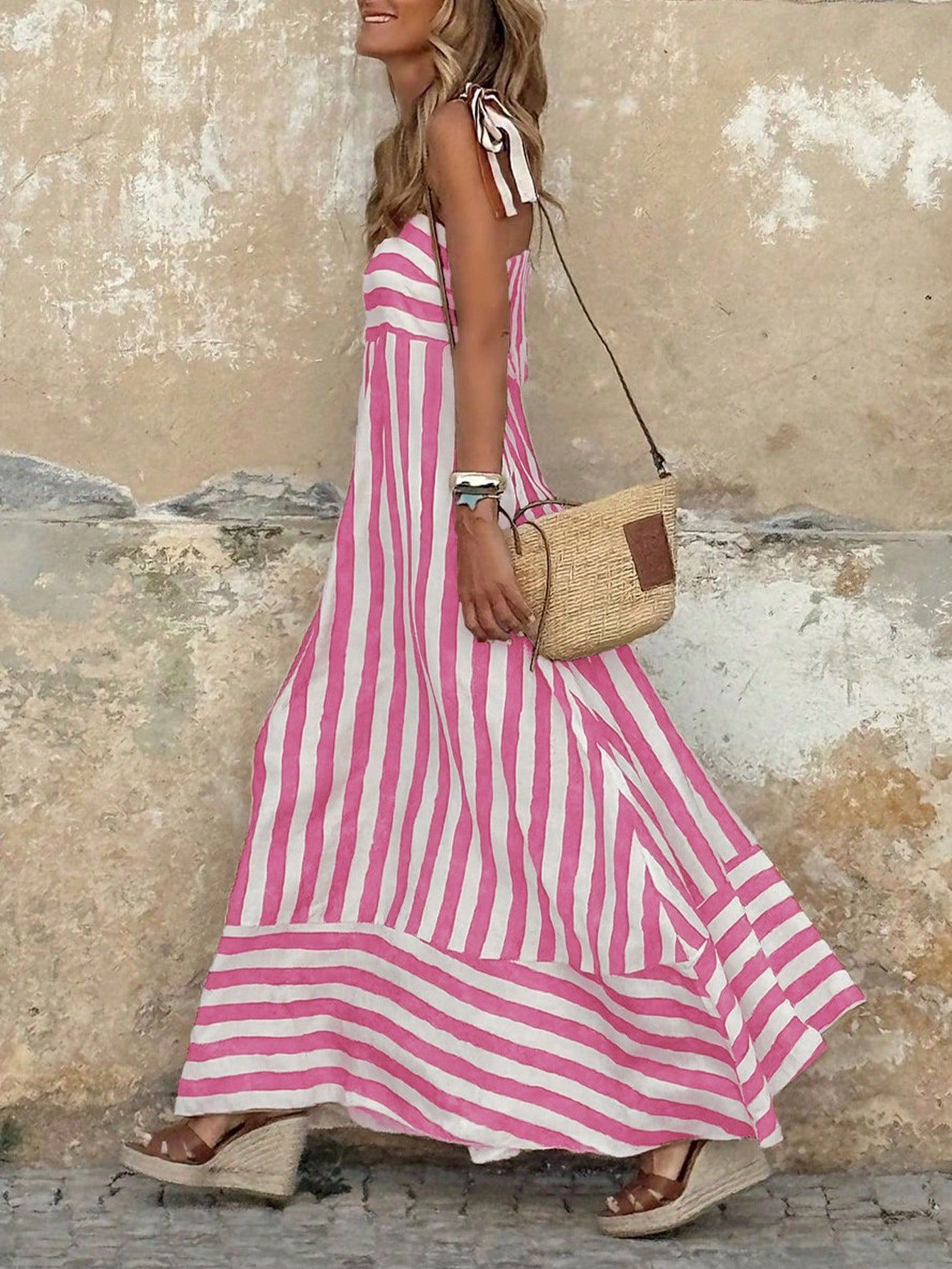 Printed Flared Dress