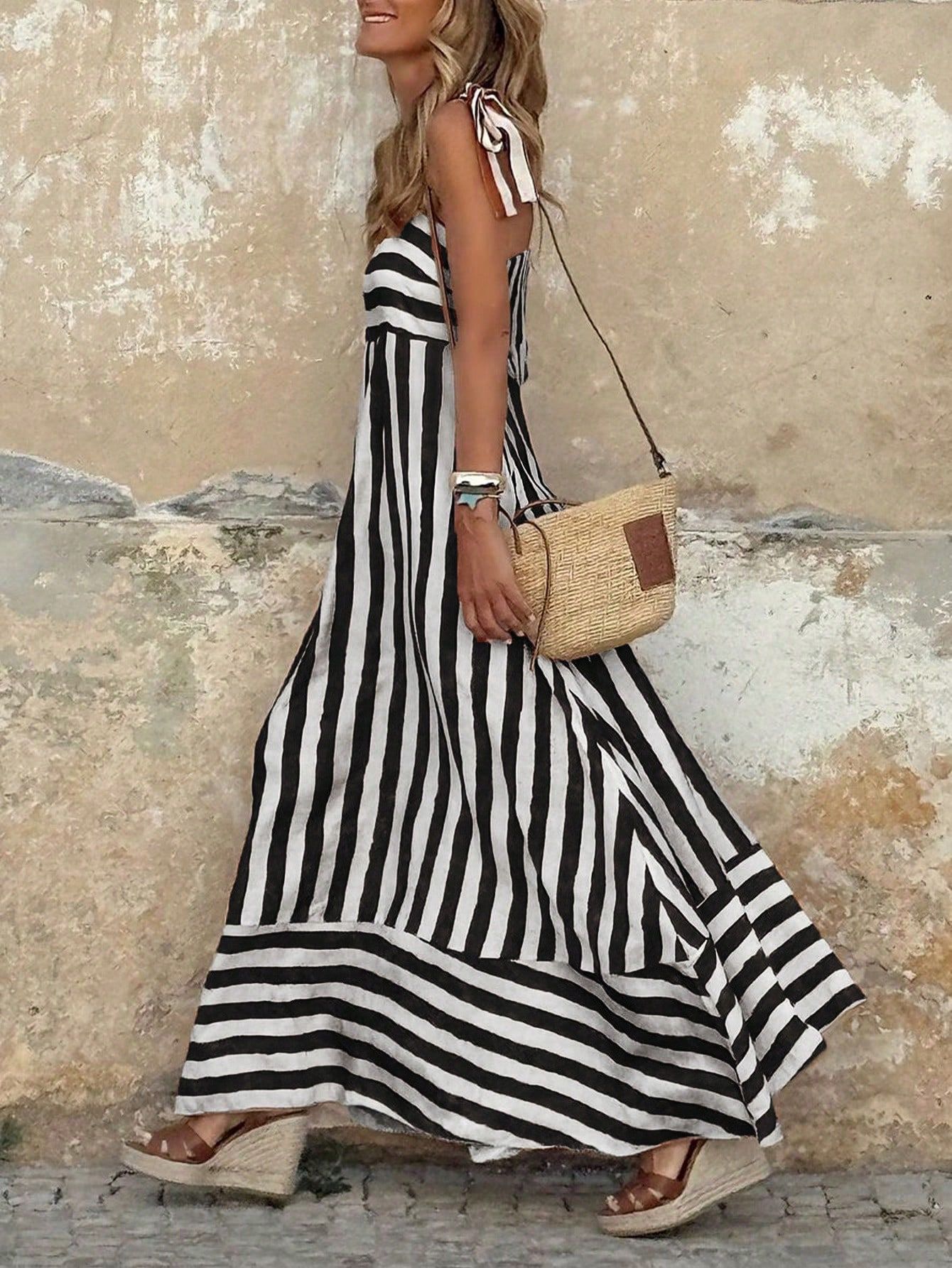 Printed Flared Dress