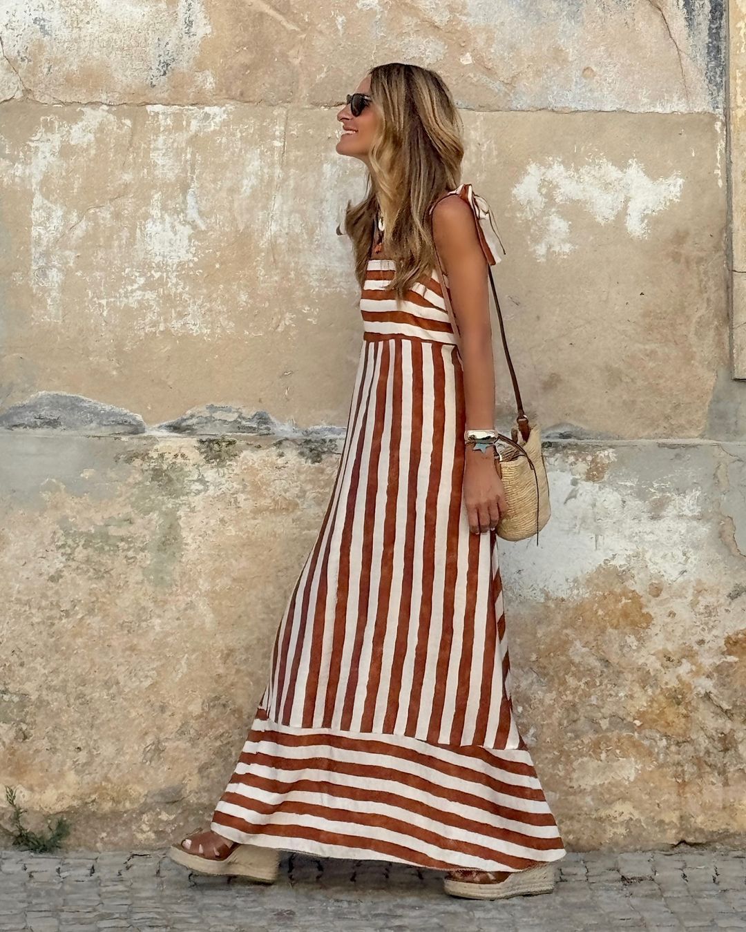 Printed Flared Dress
