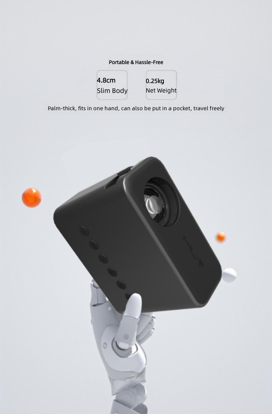 Mini LED Projector Black Edition