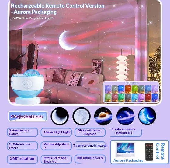 Aurora Night Light Projector