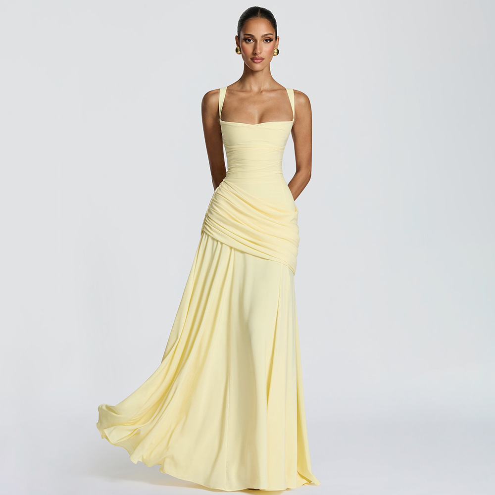 Sleeveless Maxi Evening Dress
