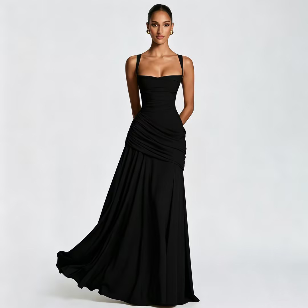 Sleeveless Maxi Evening Dress