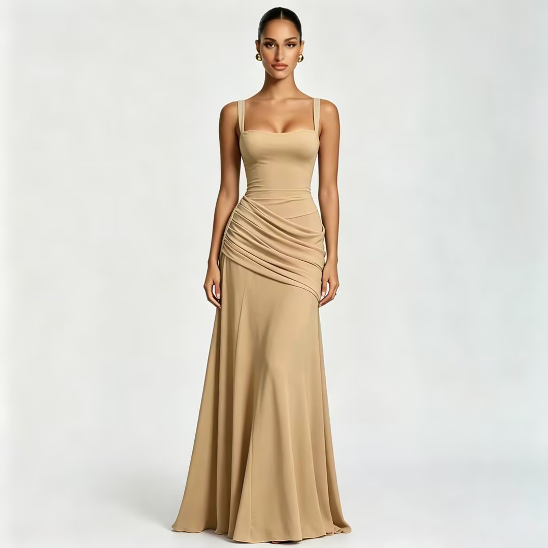 Sleeveless Maxi Evening Dress