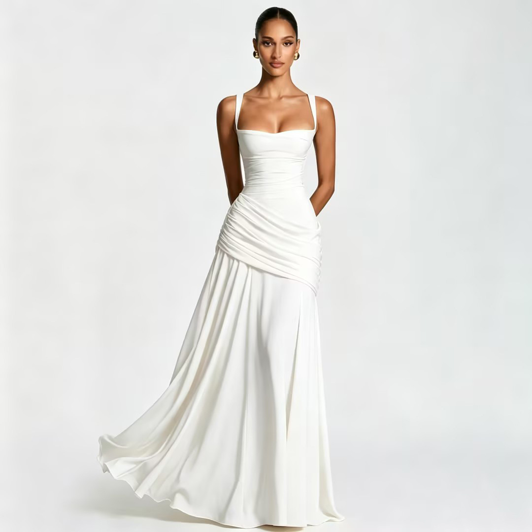 Sleeveless Maxi Evening Dress