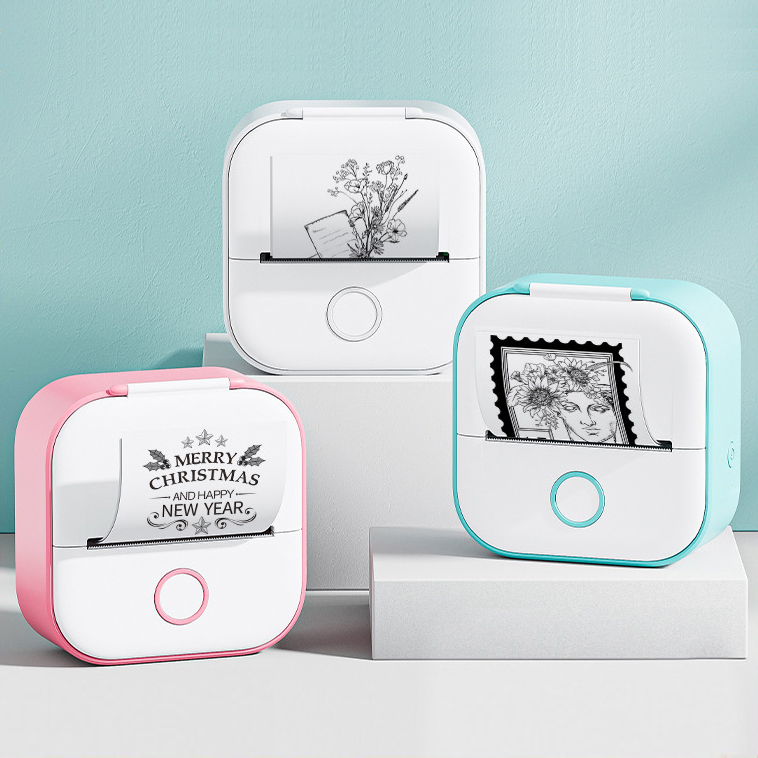 Portable Thermal Label Printer Bluetooth