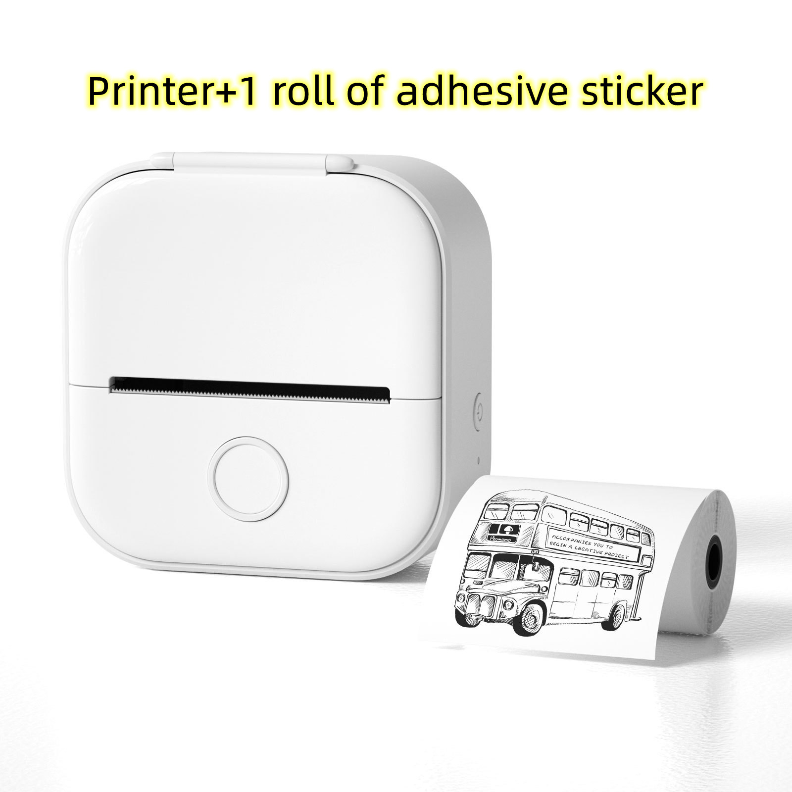 Portable Thermal Label Printer Bluetooth