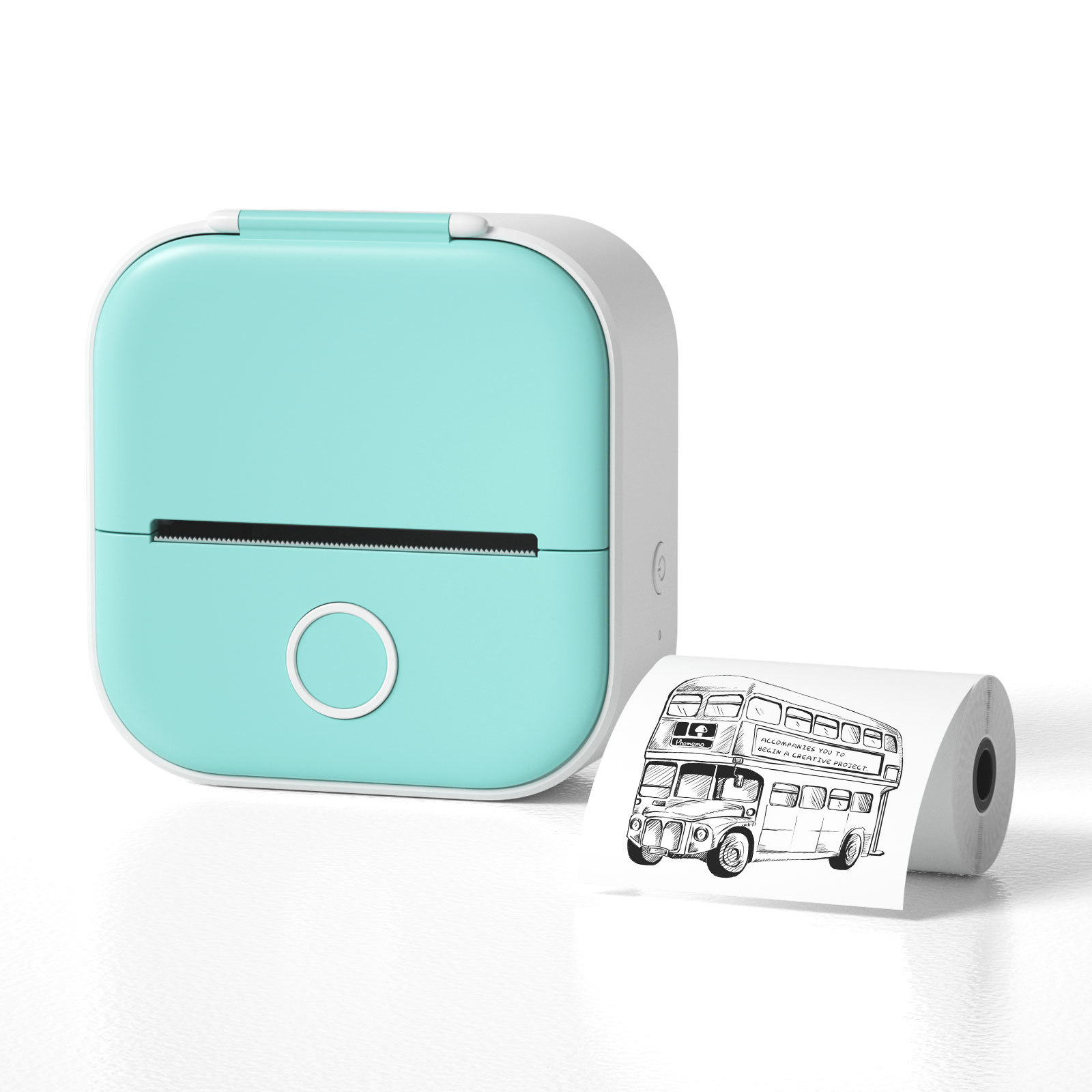 Portable Thermal Label Printer Bluetooth