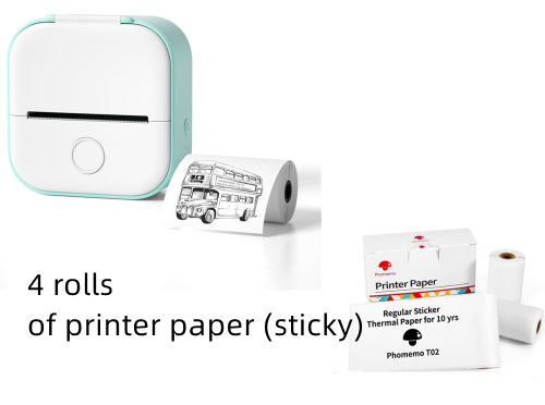 Portable Thermal Label Printer Bluetooth