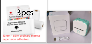 Portable Thermal Label Printer Bluetooth